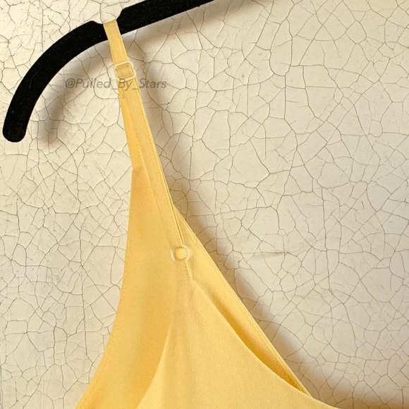 KIMCHI BLUE Yellow Tie-Front Fit + Flare Dress EUC - Picture 10 of 13